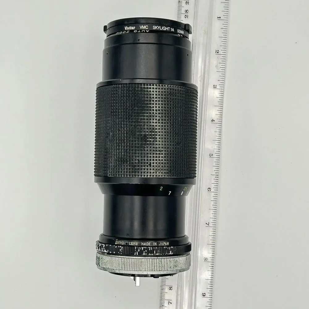 Vivitar 80-20mm F4.5-22 Auto Zoom With 55mm‎ Skylight 1A Filter Canon FD Japan